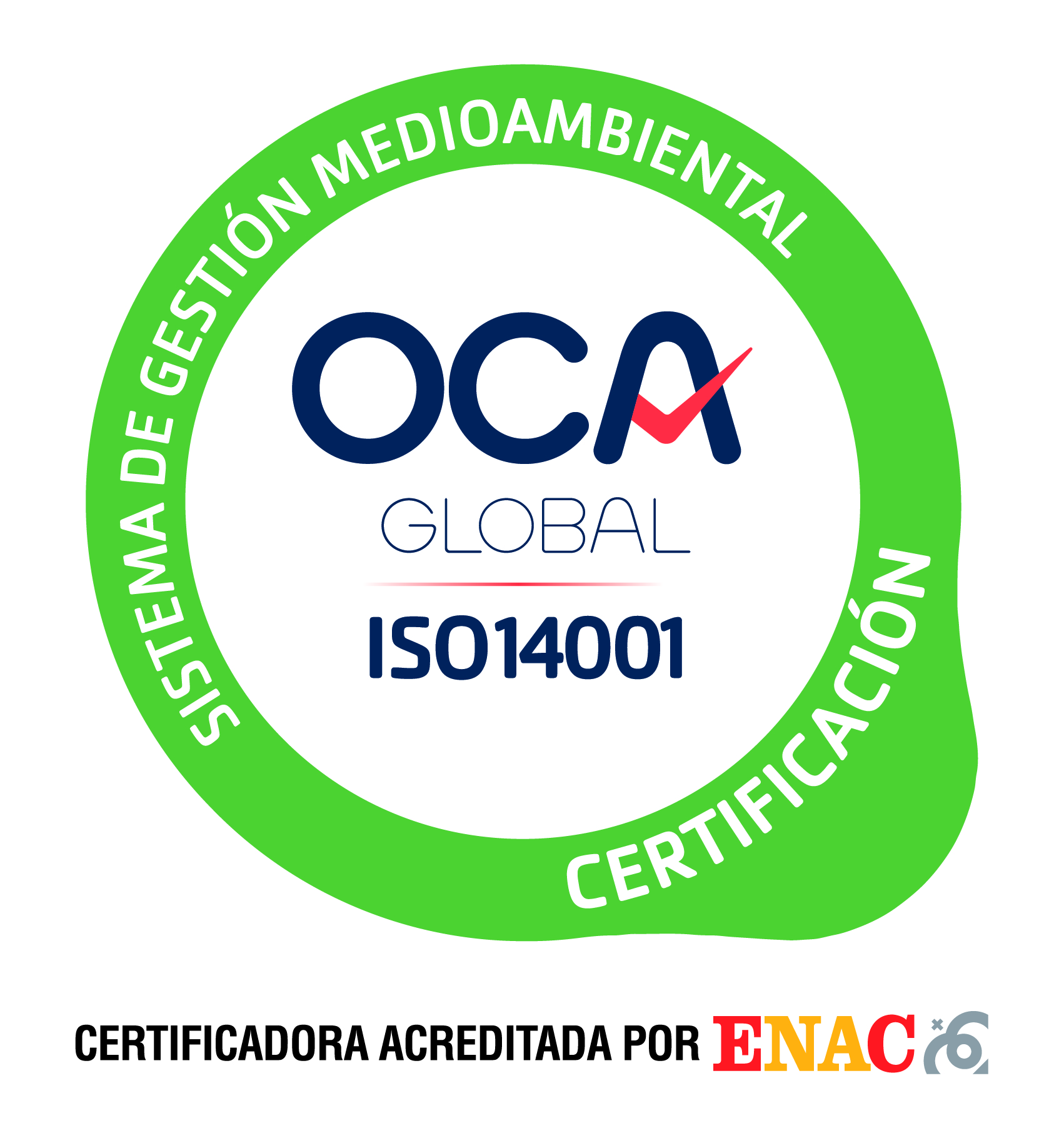 CERTIFICADO DE GESTIÓN MEDIOAMBIENTAL ISO 14001