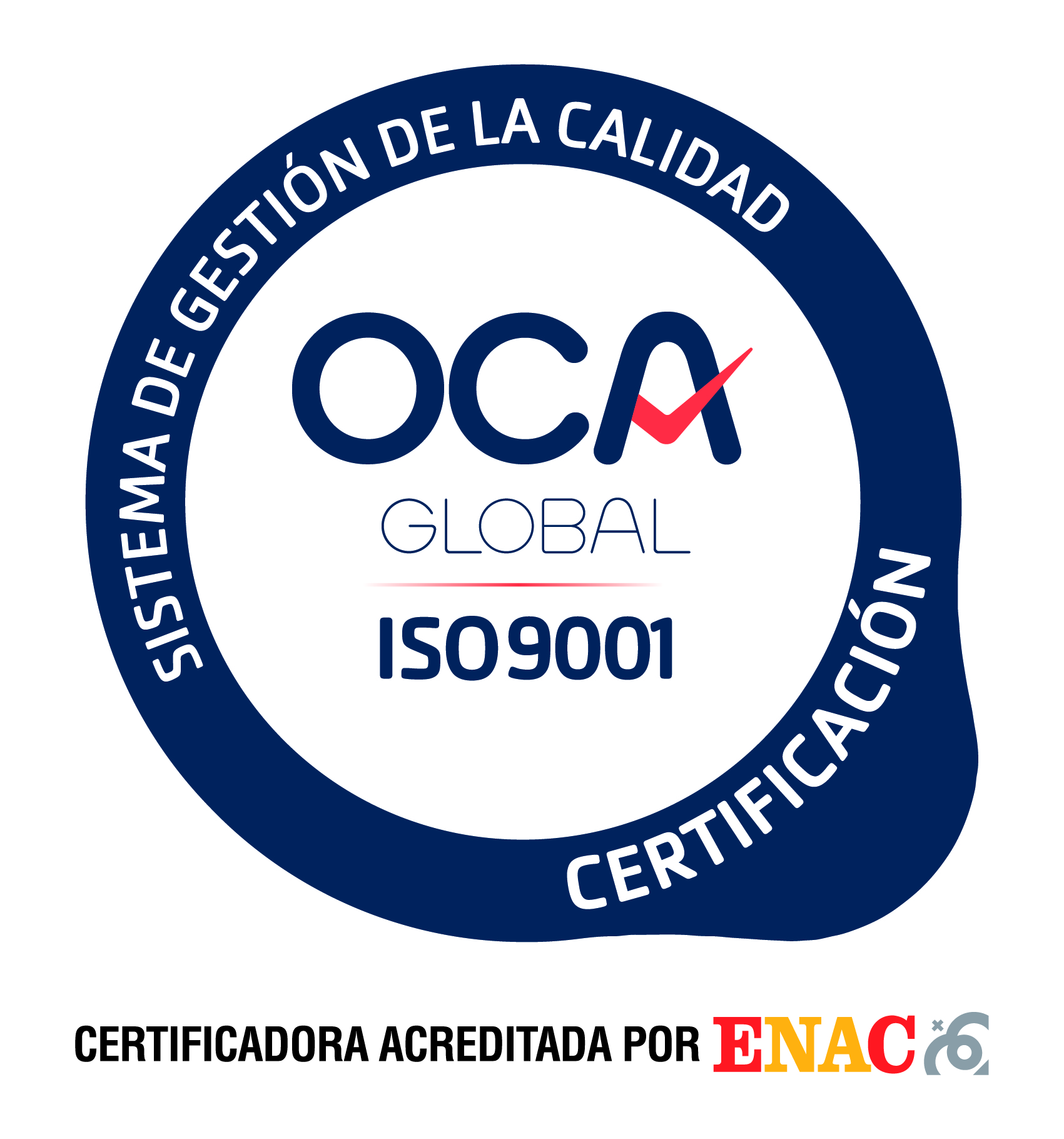 CERTIFICADO DE GESTIÓN DE CALIDAD ISO 9001
